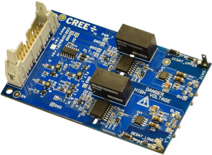 CGD15HB62P1, Dual Channel Gate Driver Reference Design for 1200V, 62mm SiC MOSFET Power Module