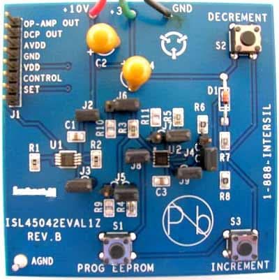 ISL45042EVAL1Z, Evaluation Board based on ISL45042 LCD Module Calibrator