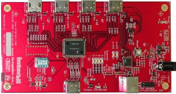 ISL54100AHDMI-EVALZ, Evaluation Board for the Clock Generator for AV Receiver