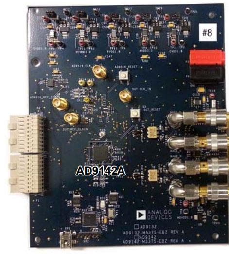 AD9142-M5372-EBZ, Evaluation Board for AD9142 a high-speed, signal processing Digital to Analog Converter