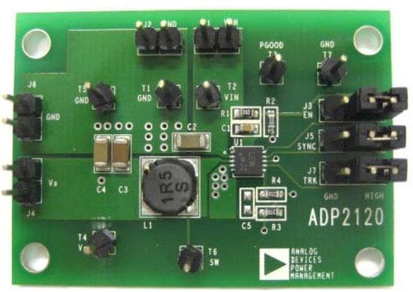 Evaluation Board for the ADP2120 Step-Down Regulator