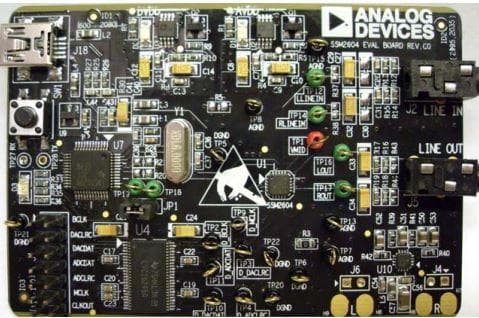 SSM2604, Evaluation Board is a low power, high quality stereo audio codec for portable digital audio applications