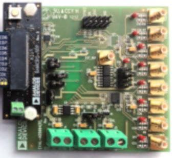 EVAL-AD5684RSDZ, Evaluation Board using AD5684R, 12-Bit, Quad Channel Voltage Output Digital to Analog Converter