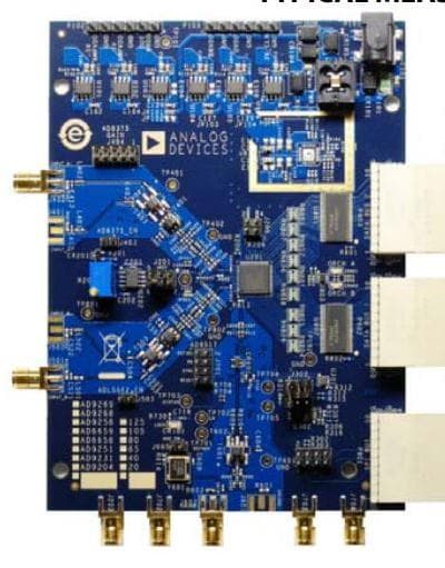 AD9650-105EBZ, Evaluation Board for the AD9650BCPZ-105, 2-Channel, 16-Bit, 105 MSPS Analog-to-Digital Converter