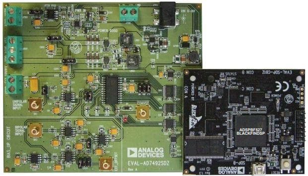 EVAL-AD7492SDZ, Evaluation Board for the AD7492 1.25 MSPS, 16 mW Internal REF and CLK,12-Bit Parallel ADC