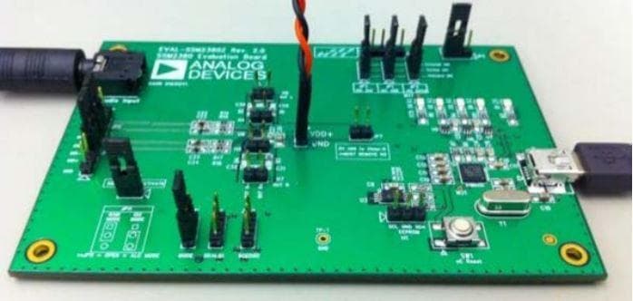 EVAL-SSM2380Z, Evaluation Kit Evaluating the SSM2380, 2-Channel, Class-D Audio Power Amplifier