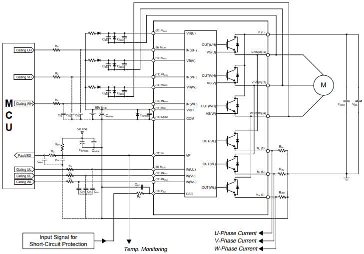 AN-9096, Smart Power Module Motion SPM 55 Series Application Note based on FNB50560T