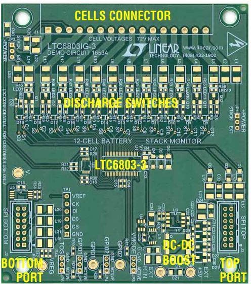 LTC6803-3 Demo Board, Battery Monitor