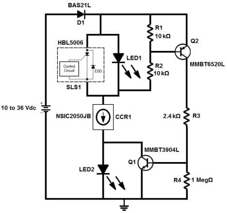 DN05066/D - LED Failure Detector and Backup LED Design Circuit for Critical Lighting Applications