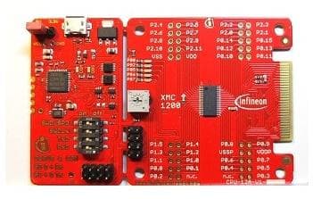 KITXMC12BOOT001TOBO1, XMC1200 Microcontroller Evaluation Board 200KB Flash