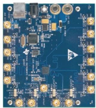 CDCE62005EVM, Evaluation Board for the CDCE62005 Low Phase Noise Clock Evaluation Module-up to 1.5 GHz