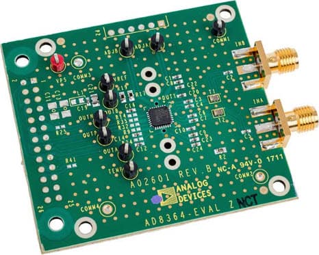 AD8364-EVALZ, Evaluation Board based on AD8364 2.7-GHz TruPwr Detector