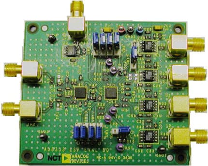 AD8333-EVALZ, Evaluation Board based on AD8333 50-MHz I/Q Demodulator