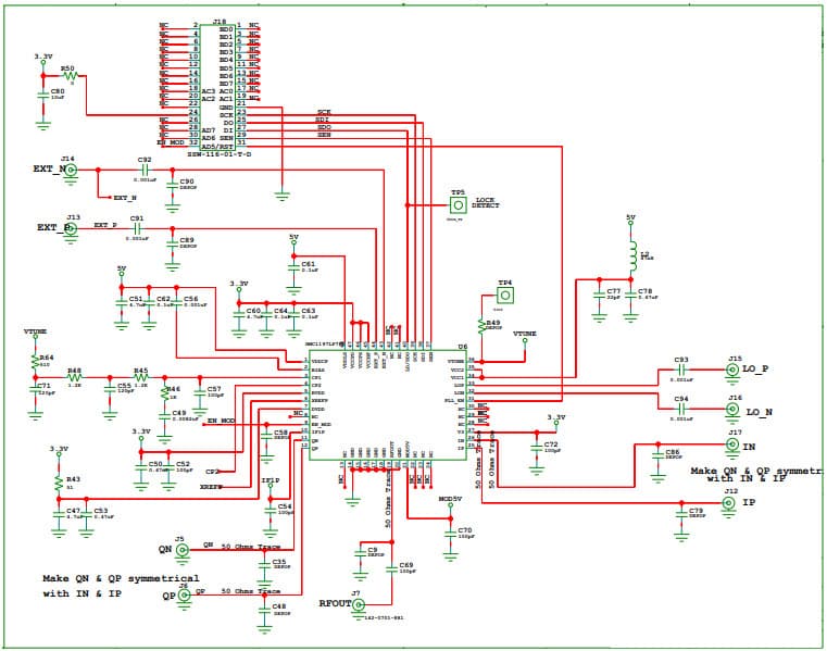 EKIT01-HMC1197LP7F, Evaluation Kit based on HMC1197LP7FE 100 to 4000 MHz Quadrature Modulator w/ Fractional-N PLL & VCO