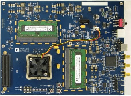 ADS7-V2EBZ, Evaluation Board was developed to support the evaluation of High Speed ADC, High Speed DAC and Transceivers with JESD204B bit rates up to 13.1 Gbps