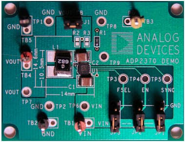 ADP2371CP-EVALZ, Evaluation Board for Evaluating the ADP2371 Buck Regulator