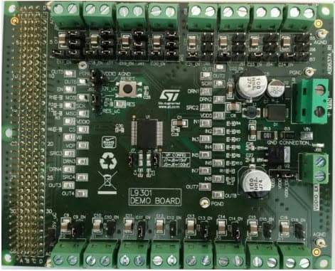 EVAL-L9301, Evaluation Board based on L9301 Multiple Configurable H/LSD