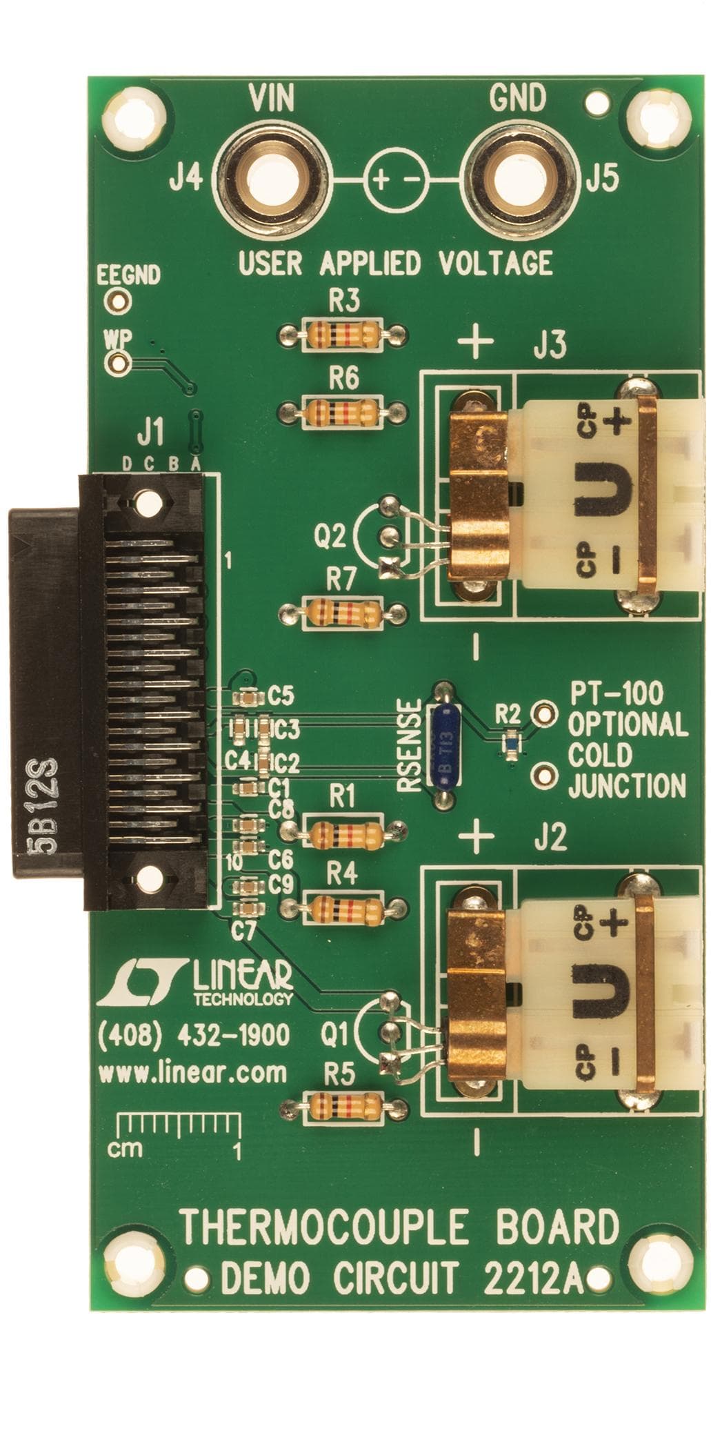 DC2212A, Demonstration Board using the LTC2983 thermocouple Temperature and Humidity Sensor