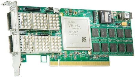 XUPPL4, PCIe FPGA Board is an UltraScale+ Low-Profile PCIe Board based on VU3P with Dual QSFP and DDR4