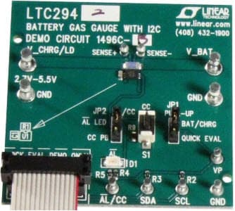 DC1496C-B, Demo Board based on LTC2942 Battery Gas Gauge with I2C Interface, 14-Bit ADC