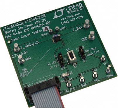 DC1496A-B, Demo Board based on LTC2942 Battery Gas Gauge with I2C Interface and 14-Bit ADC