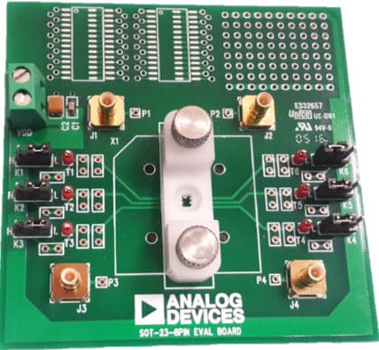 EVAL-6SOT23EBZ, Evaluation Board for 6-Lead SOT-23 Devices in the Switches & Multiplexers Portfolio