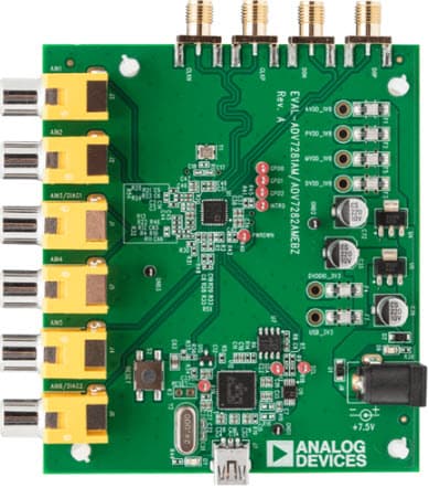 EVAL-ADV7282AMEBZ, Evaluation Board for ADV7282A-M 10-Bit, 4× Oversampled SDTV Video Decoder with Differential Inputs