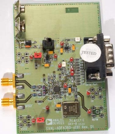 EVAL-ADF4360-1EB1, Evaluation Board for ADF4360-1 Integrated PLL & VCO Frequency Synthesizer