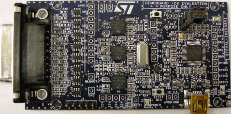 STEVAL-IME002V1, Multi-Lead Electrocardiogram (ECG) and Body Impedance Demonstration Board based on HM301D