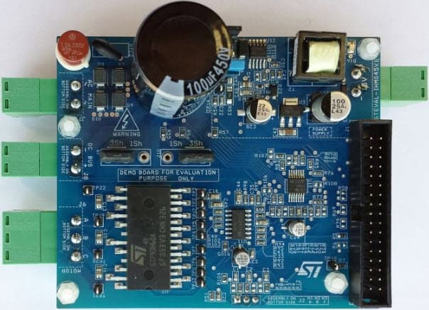 STEVAL-IHM045V1, 3-Phase High Voltage Inverter Power Evaluation Board for FOC based on STGIPN3H60A (SLLIMM-nano)