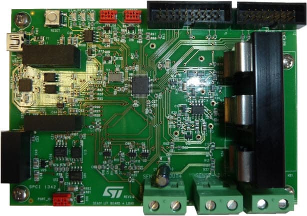 STEVAL-PCC019V1, USB to I2C Trimming Interface Evaluation Board with Embedded Load for Automatic Power Supply Trimming based on SEA01