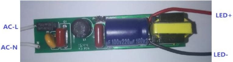 AL1672EV1, Evaluation Board based on AL1672 100 - 265VAC High PF Buck LED Driver