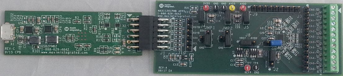 MAX11261SYS1#, Evaluation Kit for the MAX11261 24-Bit, 6-Channel, 16ksps Delta-Sigma ADC with I2C Interface