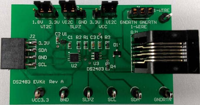 DS2483K#, Evaluation System for the DS2483 Single-Channel 1-Wire Master with Adjustable Timing and Sleep Mode