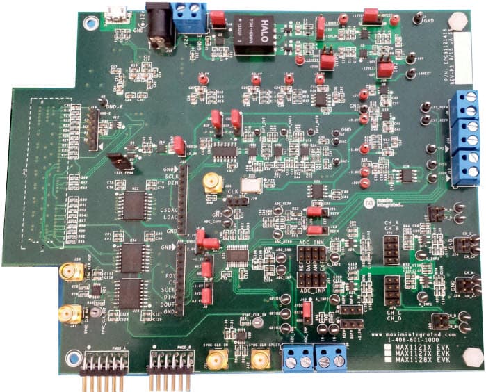 MAX11214EVKIT#, Evaluation Kit for the MAX11214 24-Bit, 5mW, 140dB SNR, 32ksps Delta-Sigma ADC