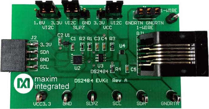 DS2484EVKIT#, Evaluation System for DS2484 Single-Channel 1-Wire Master with Adjustable Timing and Sleep Mode