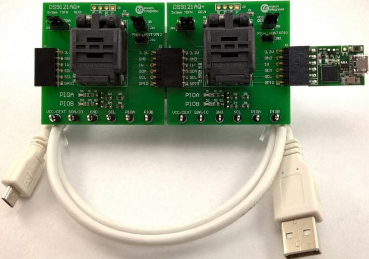 DS28E83EVKIT#, Evaluation System for the DS28E83/DS2476 DeepCover Radiation Resistant 1-Wire Secure Authenticator