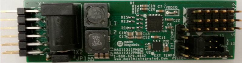 MAX11312PMB#, Peripheral Module for MAX11312 PIXI, 12-Port Programmable Mixed-Signal I/O with 12-Bit ADC, 12-Bit DAC, Analog Switches and GPIO