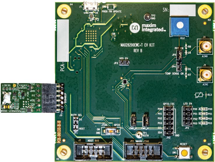 MAX28200WEVKIT#, Evaluation Kit for the MAX28200 16-Bit Microcontroller with ADC and I2C