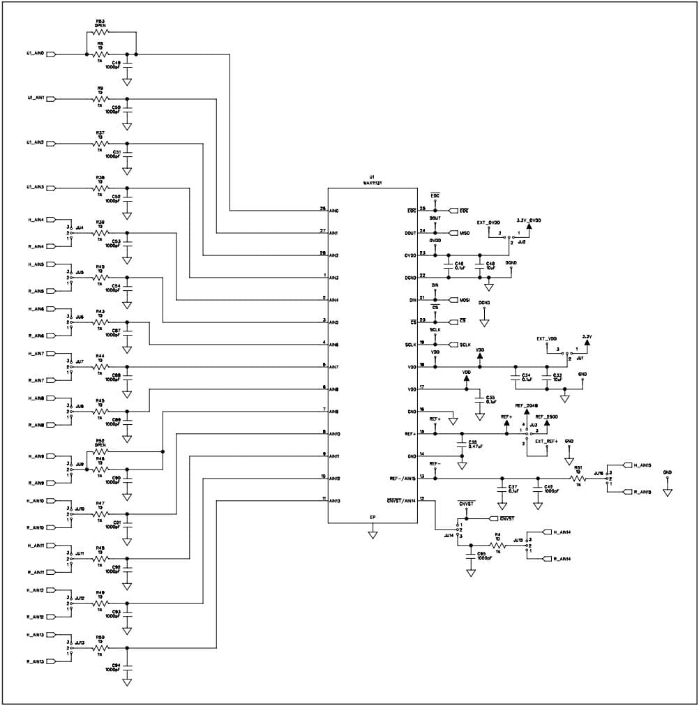 MAX11131EVKIT#, Evaluation Kit for MAX11131 3Msps, Low-Power, Serial 12-Bit, 16-Channel ADC