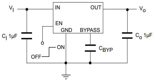 Typical Application Fixed Circuit for LDK120M32R 3.2V Low Drop Voltage Regulator