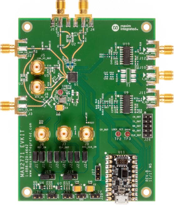 MAX2771EVKIT#, Evaluation Kit for the MAX2771 Multiband Universal GNSS Receiver