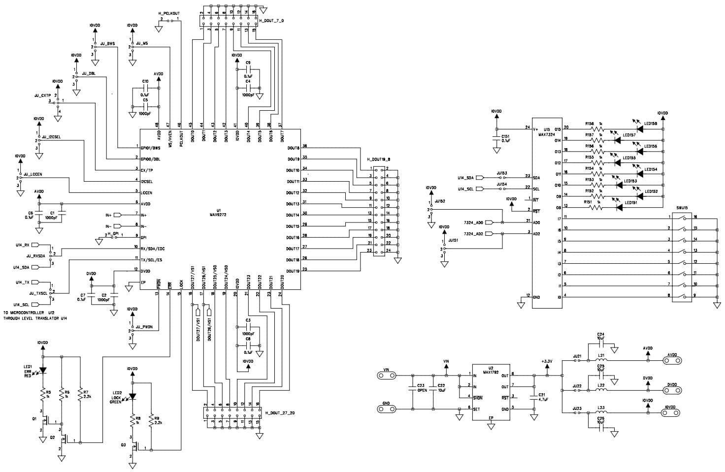 MAX9272COAXEVKIT#, Evaluation Kit for the MAX9272 28-Bit GMSL Deserializer for Coax or STP Cable