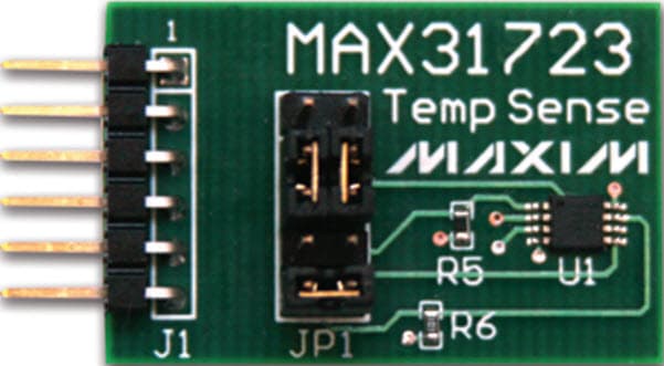 MAX31723PMB1#, Peripheral Module for the MAX31723 Digital Thermometer and Thermostat with SPI/3-Wire Interface