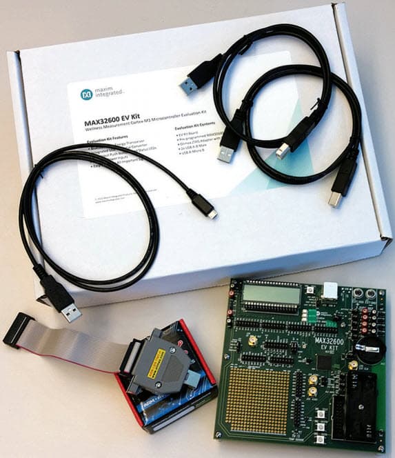 MAX32600-KIT#, Evaluation Kit for the MAX32600 Wellness Measurement Microcontroller