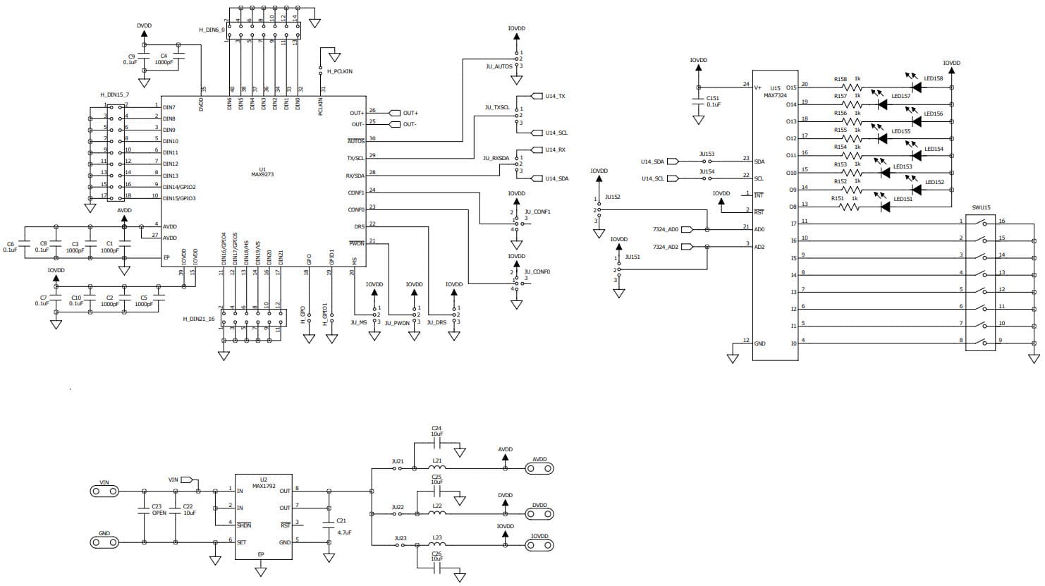 MAX9273COAXEVKIT#, Evaluation Kit for the MAX9273 22-Bit GMSL Serializer with Coax or STP Cable Drive