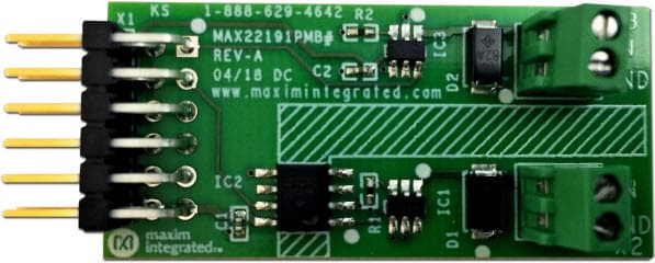 MAX22191PMB#, Peripheral Module for the MAX22191 Parasitically Powered Digital Input