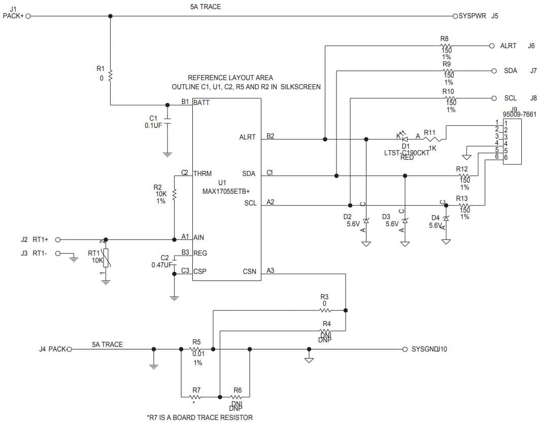 MAX17055XEVKIT#, WLP Evaluation Kit for MAX17055X 1-Cell Fuel Gauge with ModelGauge m5 EZ