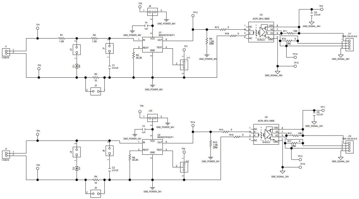 MAX22191EVKIT#, Evaluation Kit for the MAX22191 Parasitically Powered Digital Input