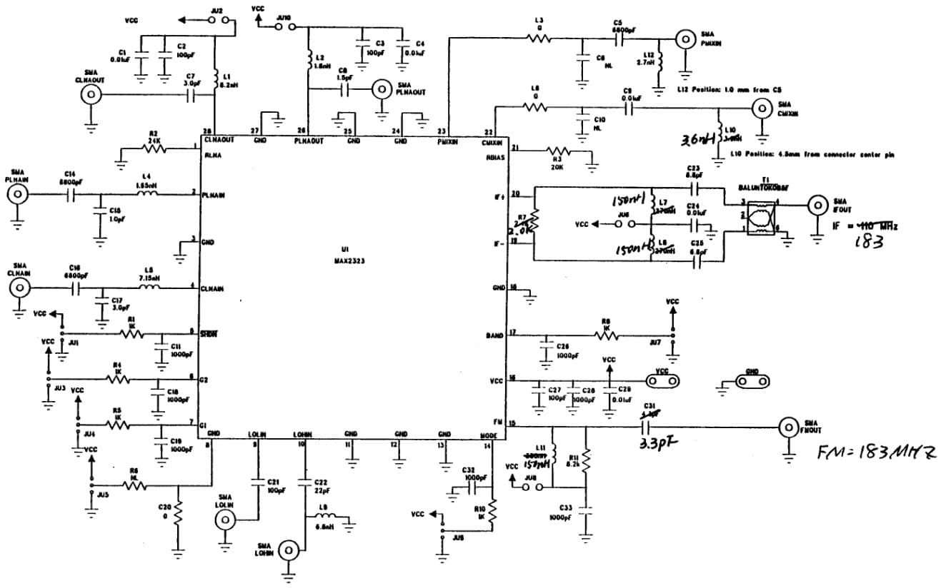 REP018, Dual-Band Dual-Mode Front-End IC with Common 183.6MHz IF